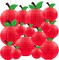 15Pcs Apple Paper Lantern Classroom Decor – Back to School Hanging Decorations | Red Apple Fruit Theme Party Supplies for First Day of School, Teacher Appreciation & Classroom Decor